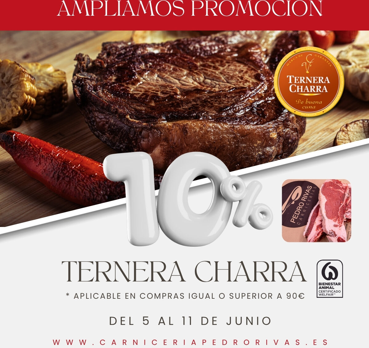 Promo 10% ternera charra